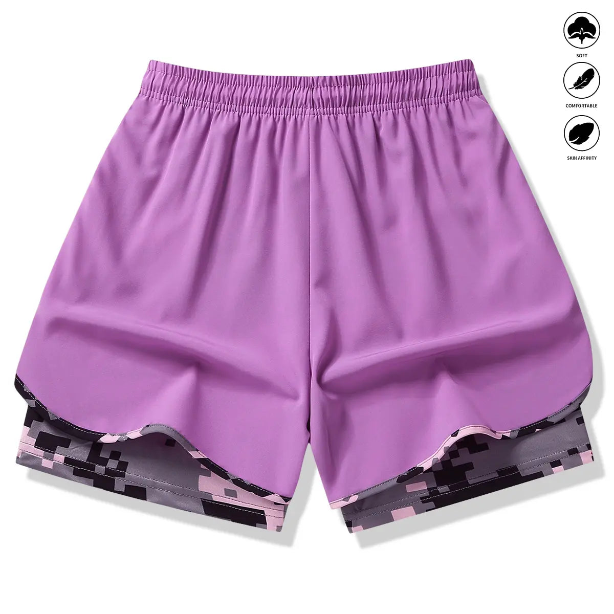 3-Pack Women’S Casual Athletic Shorts with Built-In Liner, Drawstring, Elastic Waistband—Suitable for Outdoor Sports, Fitness, Running, and Casual Wear; Women’S Shorts, Athletic Shorts, Womenswear,Summerwins