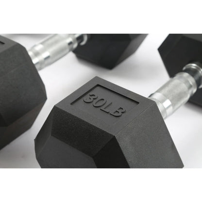 High-Quality Hex Dumbbell Set – 100 Lbs Free Weights – Rubber & PEV Coated, Non-Slip Anti-Roll Handles, Hand Weights for Strength Training, Home Gym Exercise Equipment for Men & Women