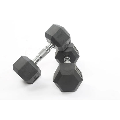 High-Quality Hex Dumbbell Set – 100 Lbs Free Weights – Rubber & PEV Coated, Non-Slip Anti-Roll Handles, Hand Weights for Strength Training, Home Gym Exercise Equipment for Men & Women