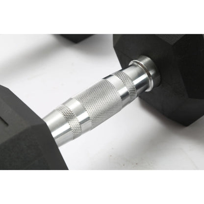 High-Quality Hex Dumbbell Set – 100 Lbs Free Weights – Rubber & PEV Coated, Non-Slip Anti-Roll Handles, Hand Weights for Strength Training, Home Gym Exercise Equipment for Men & Women